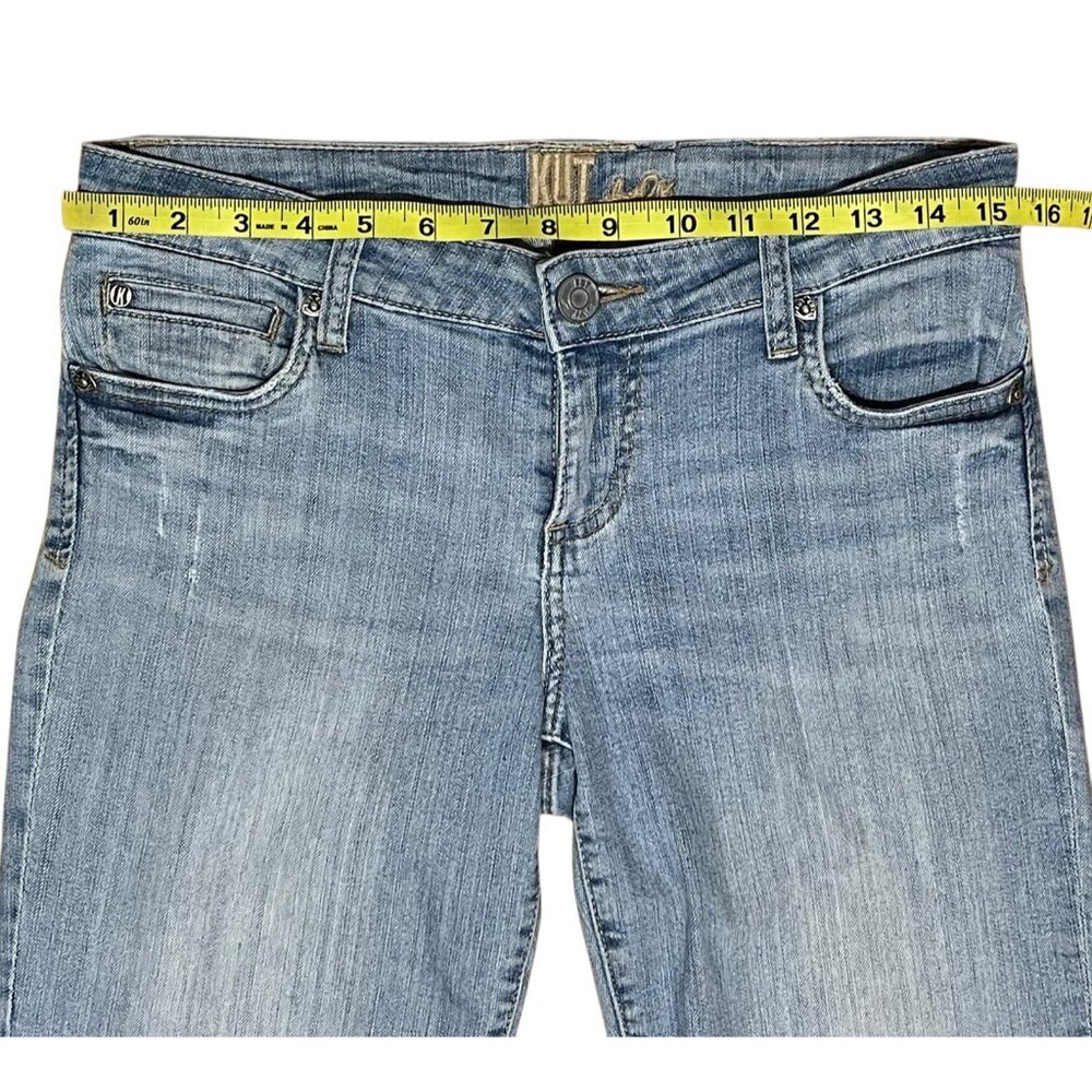 Kut from the Kloth Women Straight Leg Jeans Blue Size 4 Stretch - Picture 5 of 14